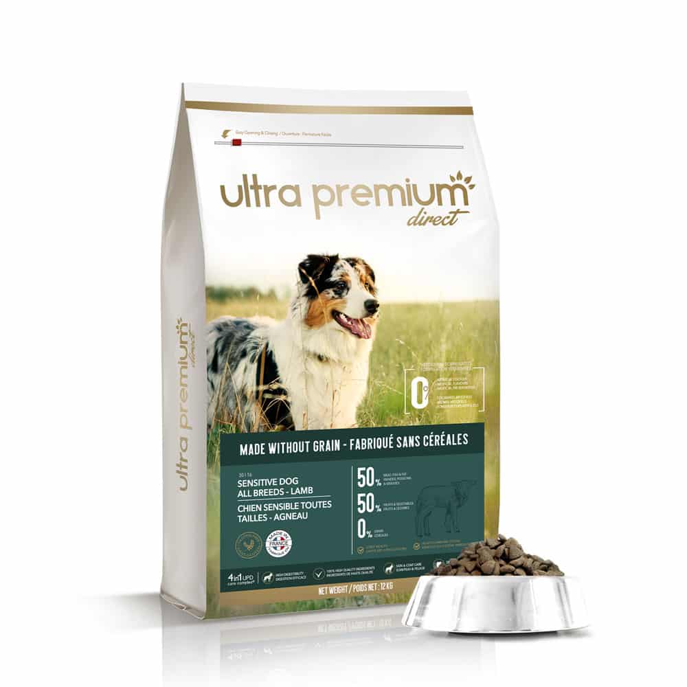 Ultra Premium Croquettes sensibles Grain Free - 12 kg